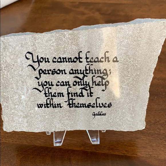 Gift for Teacher Paperweight w/Inspirational Text - Picture 6 of 6